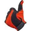 Mc-handskar Moto Svart/orange BILTWELL Handskar – miniatyr 3