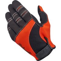 Mc-handskar Moto Svart/orange BILTWELL