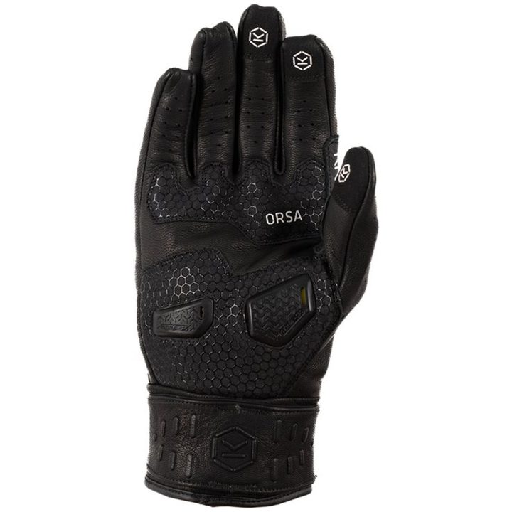 Mc-handskar Orsa Leather Mk3 Svart Knox 3XL – bild 3