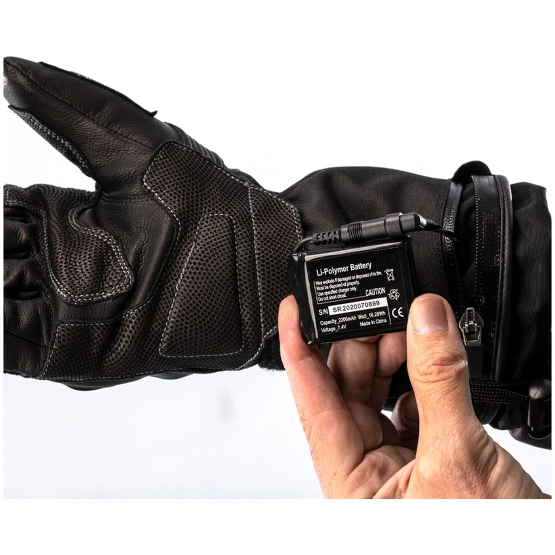 MC-Handskar Paragon 6 Heated/Waterproof CE Läder Svart RST L – bild 8