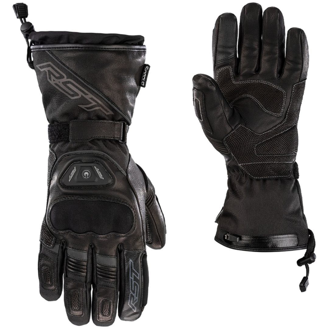 MC-Handskar Paragon 6 Heated/Waterproof CE Läder Svart RST L – bild 6