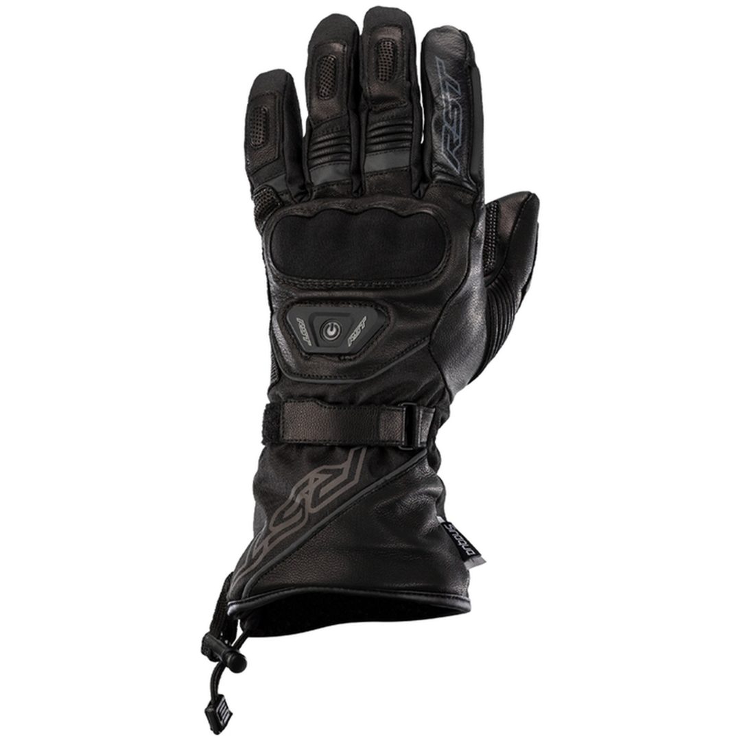 MC-Handskar Paragon 6 Heated/Waterproof CE Läder Svart RST L