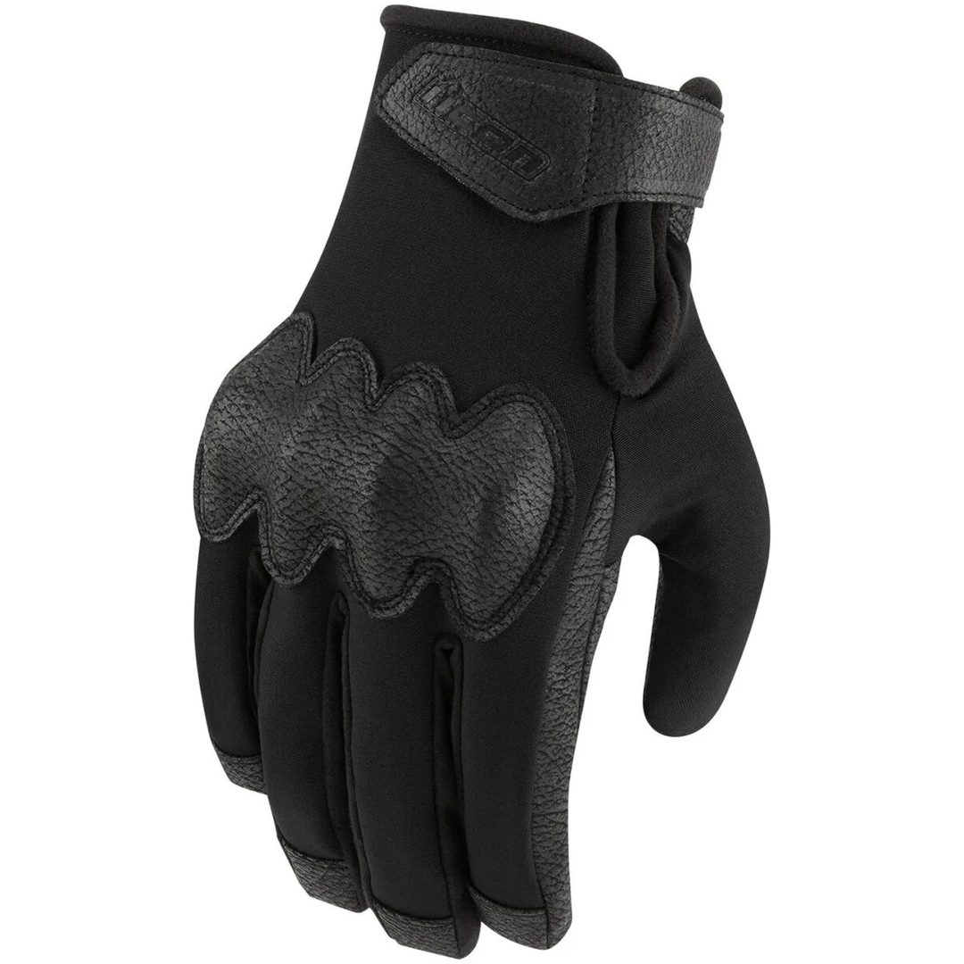 MC-Handskar PDX2 CE Svart ICON Small