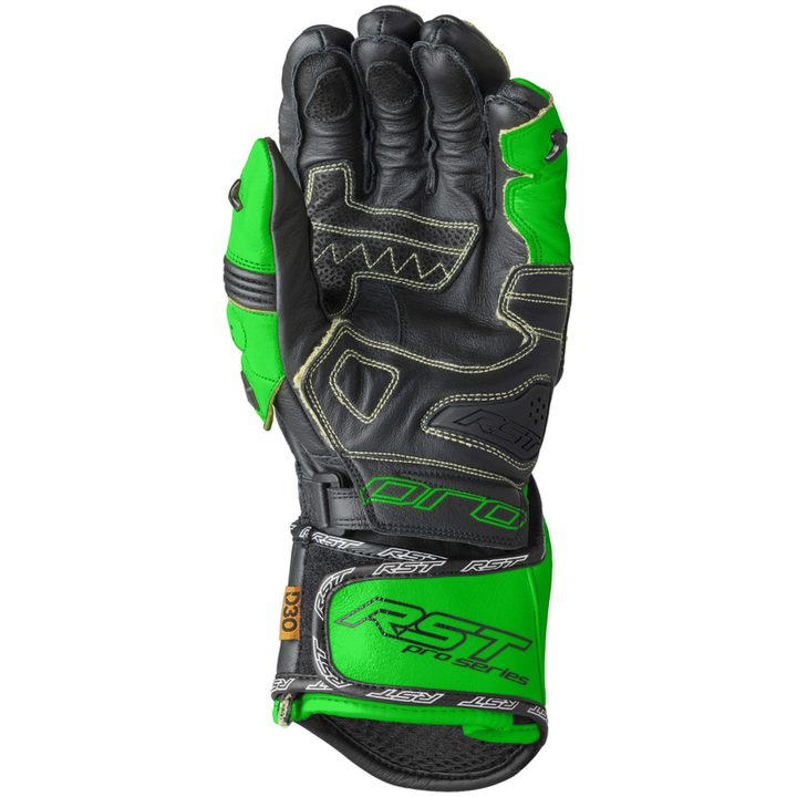 MC-Handskar Pro Series GP D3O Svart Neongrön RST 8 – bild 3