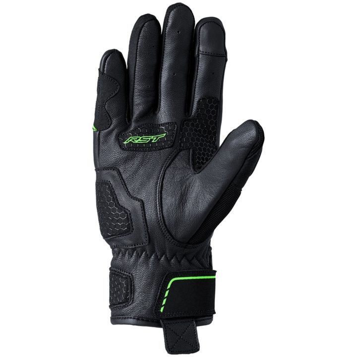 MC-Handskar S-1 Mesh CE Neon Grön RST L – bild 2