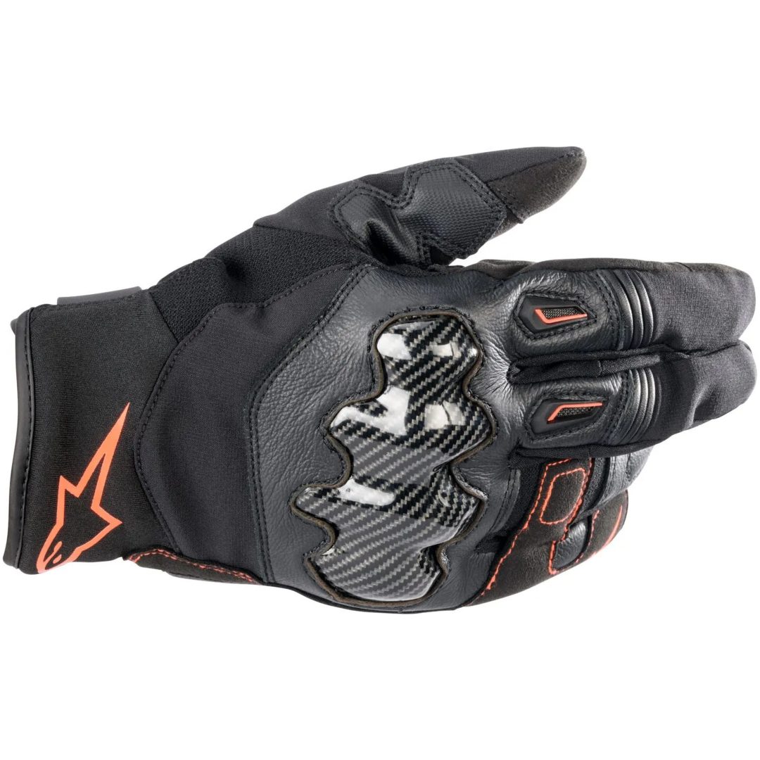 Mc-handskar Smx-1 Drystar Svart/röd ALPINESTARS Small