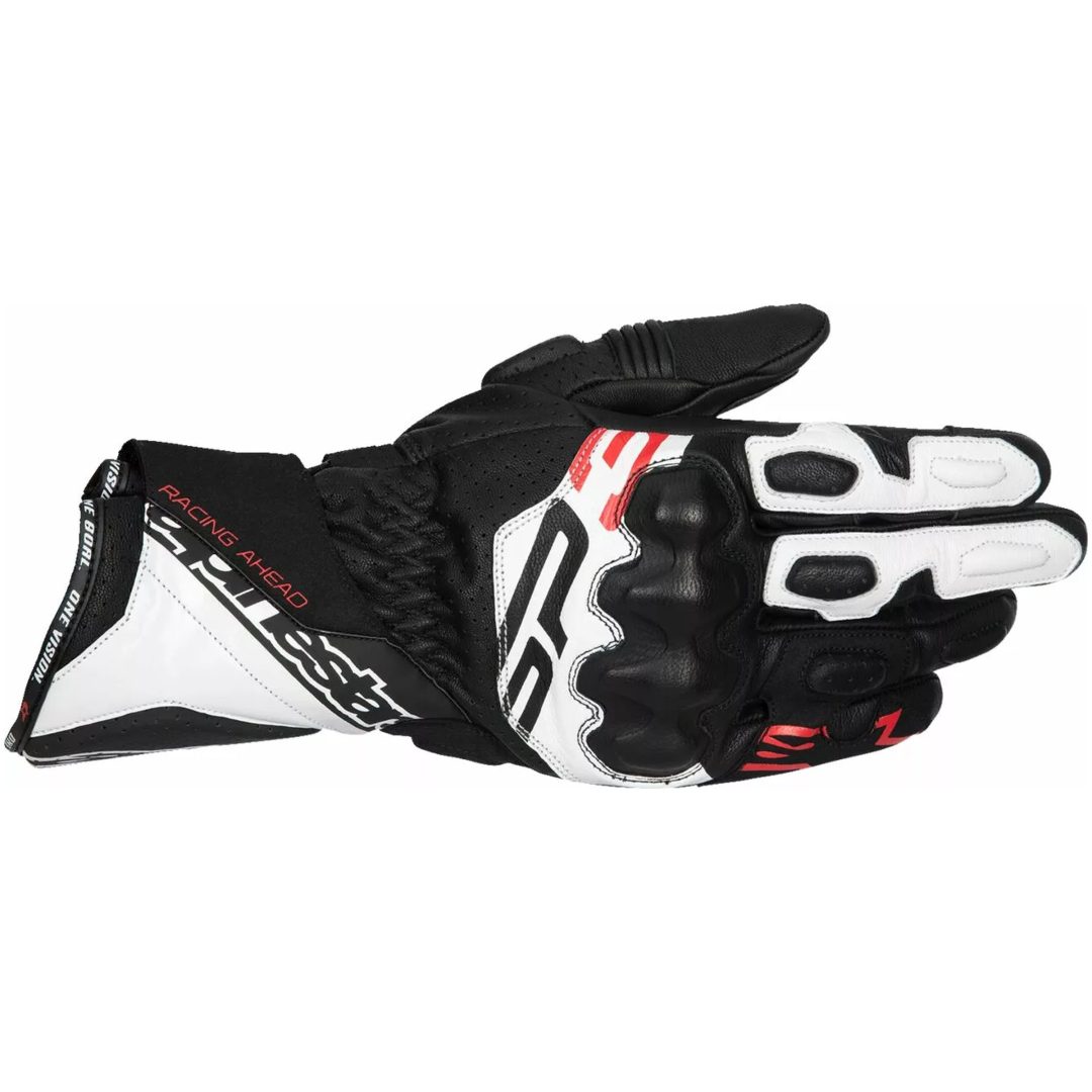 MC-Handskar SP-3 Läder Röd ALPINESTARS Small