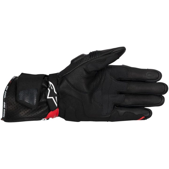 MC-Handskar SP-3 Läder Svart/Röd ALPINESTARS XL – bild 2