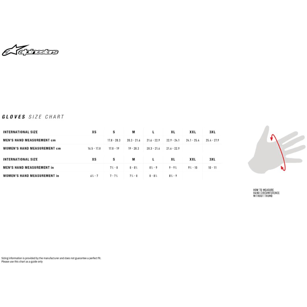 Mc-handskar Sp-8 V3 Air Svart/röd/vit ALPINESTARS Small – bild 2