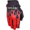 MC-Handskar Stealth Flame Svart Röd THRASHIN SUPPLY CO. – miniatyr 2