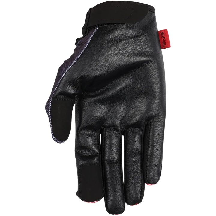 MC-Handskar Stealth Flame Svart Röd THRASHIN SUPPLY CO. – bild 7