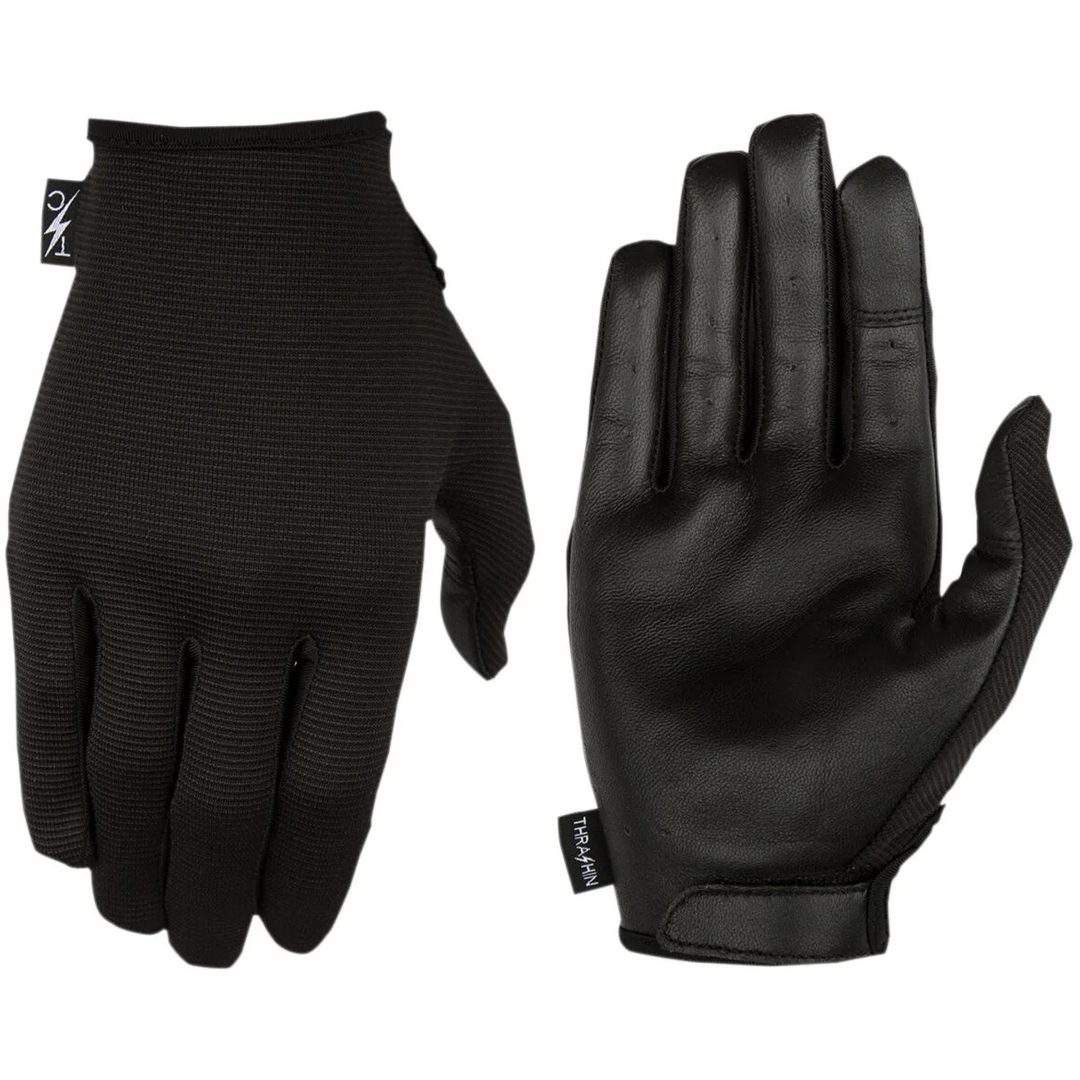 MC-Handskar Stealth LP Kort Svart THRASHIN SUPPLY CO. Medium – bild 2