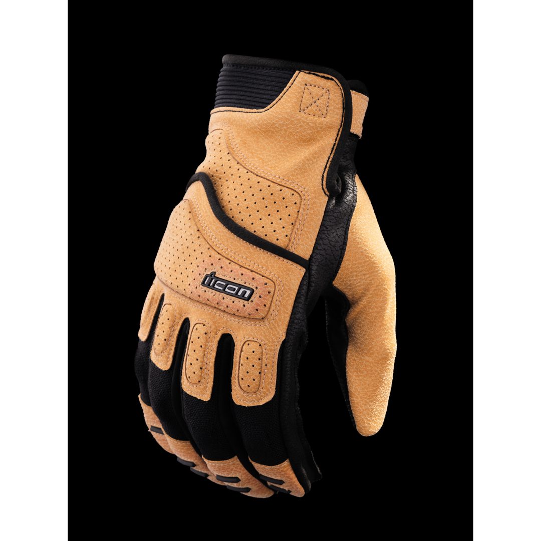 Mc-Handskar Superduty3 Kort CE Svart/Brun ICON Small – bild 7