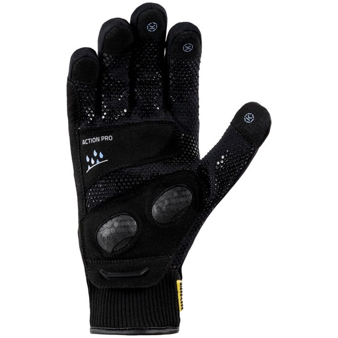 MC-Handskar TECHSTYLE Svart/Grå Knox Small – bild 3