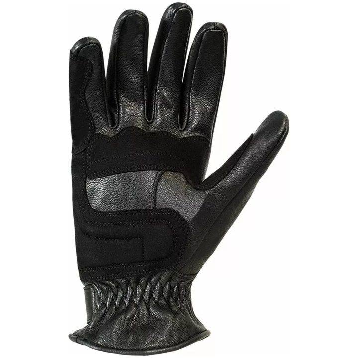 MC-Handskar Tracker Svart Läder JOHN DOE Small – bild 2