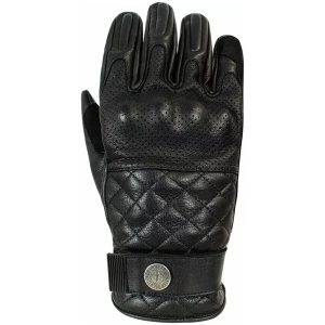 MC-Handskar Tracker Svart Läder JOHN DOE
