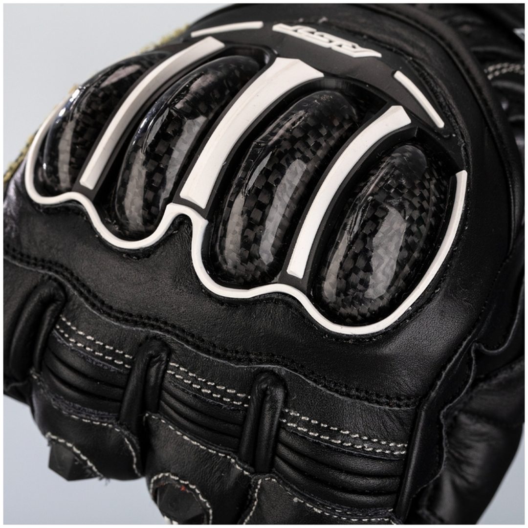 MC-Handskar Tractech EVO 4 CE Läder Svart RST XS – bild 4