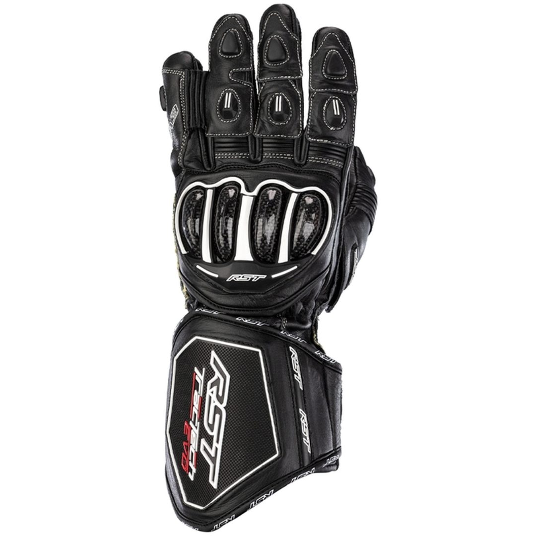 MC-Handskar Tractech EVO 4 CE Läder Svart RST XS – bild 9