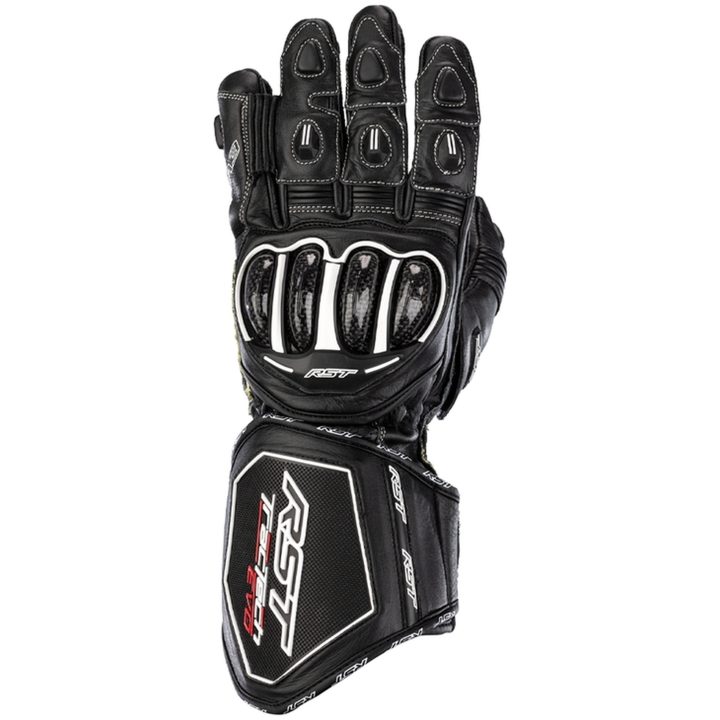 MC-Handskar Tractech EVO 4 CE Läder Svart RST XS – bild 9