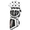 MC-Handskar Tractech EVO 4 CE Läder Svart vit RST XS – miniatyr 1