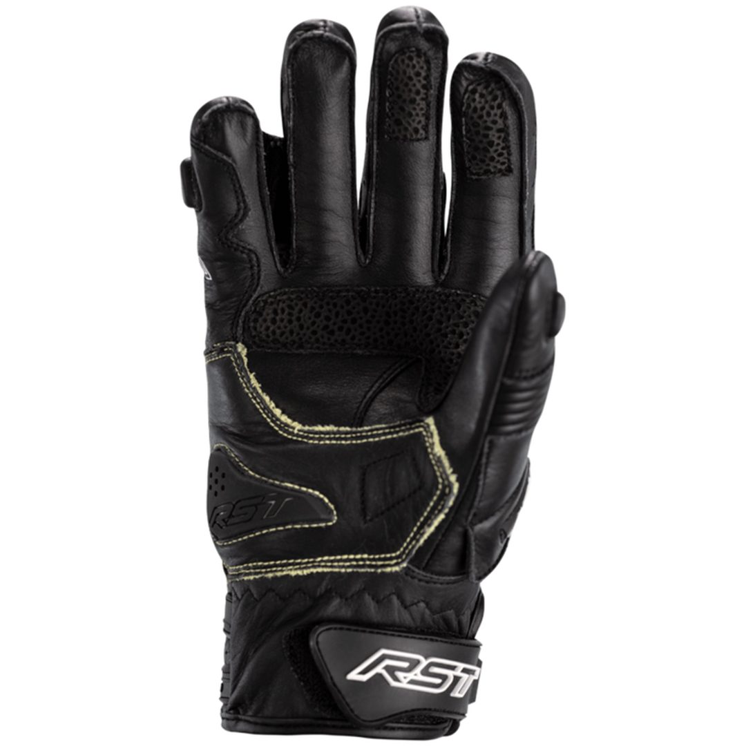 MC-Handskar Tractech EVO 4 Kort CE Läder Svart RST XL – bild 5