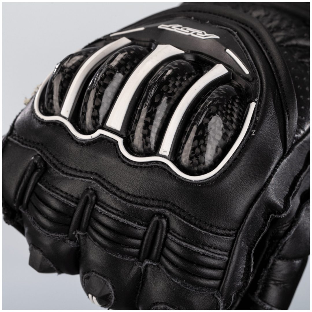 MC-Handskar Tractech EVO 4 Kort CE Läder Svart RST XL – bild 3