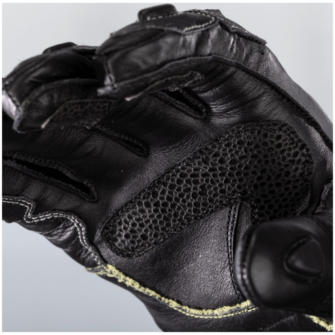 MC-Handskar Tractech EVO 4 Kort CE Läder Svart RST XL – bild 2