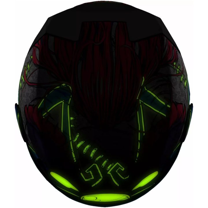 MC-Hjälm Airframe Pro Krazy Klown 2 Lila ICON L – bild 2