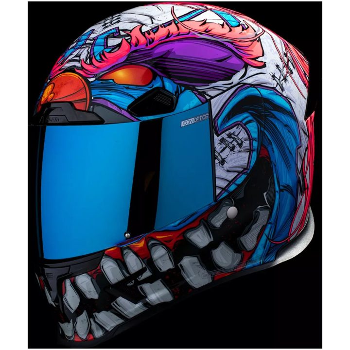 MC-Hjälm Airframe Pro Krazy Klown 2 Lila ICON L – bild 11