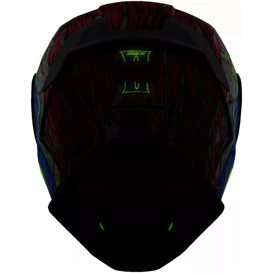 MC-Hjälm Airframe Pro Krazy Klown 2 Lila ICON L – bild 16