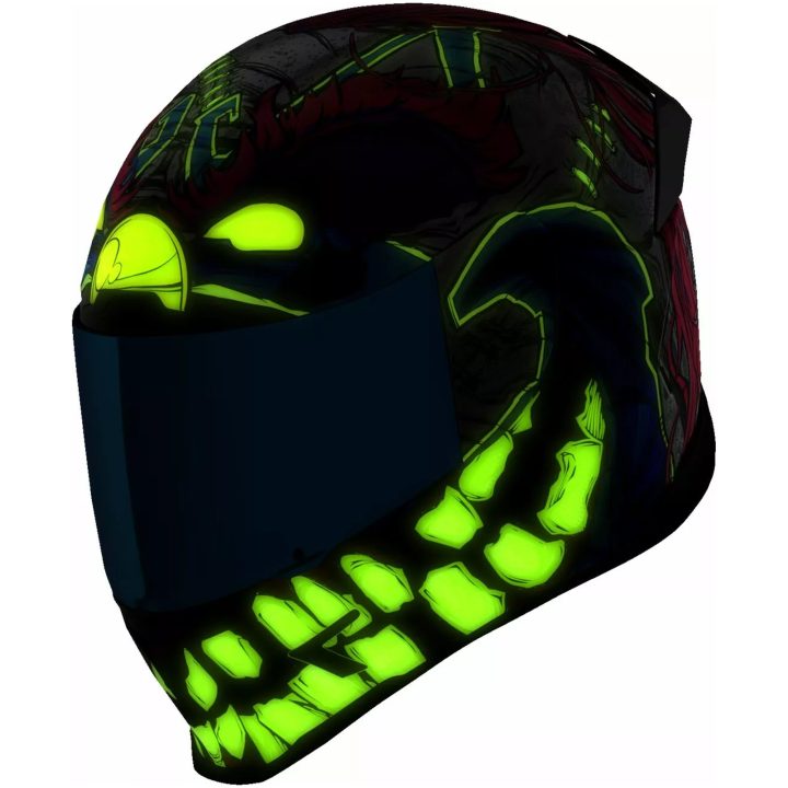 MC-Hjälm Airframe Pro Krazy Klown 2 Lila ICON L – bild 18