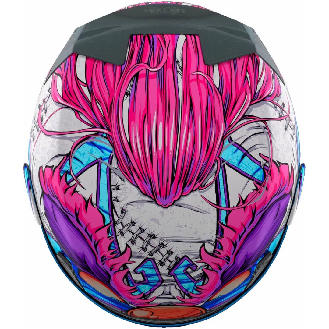 MC-Hjälm Airframe Pro Krazy Klown 2 Lila ICON L – bild 19