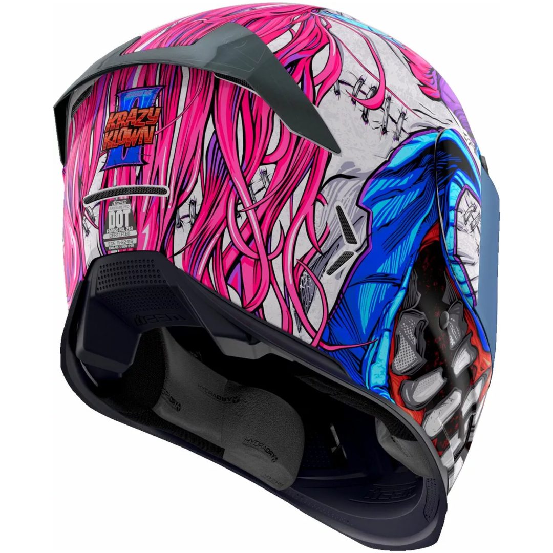 MC-Hjälm Airframe Pro Krazy Klown 2 Lila ICON L – bild 21