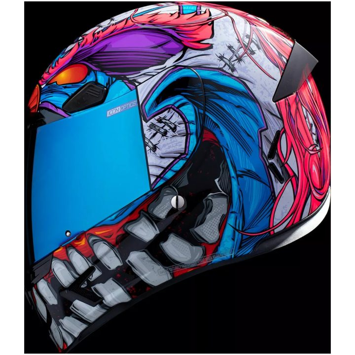 MC-Hjälm Airframe Pro Krazy Klown 2 Lila ICON L – bild 10
