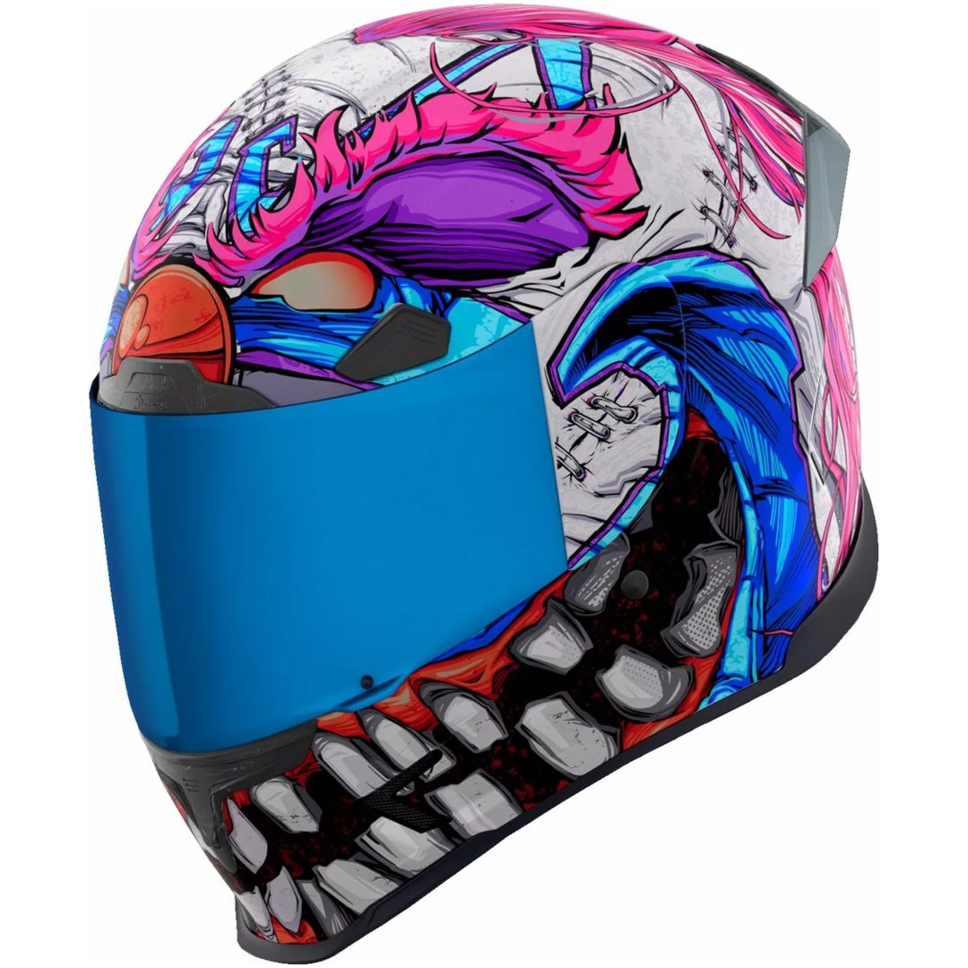 MC-Hjälm Airframe Pro Krazy Klown 2 Lila ICON L