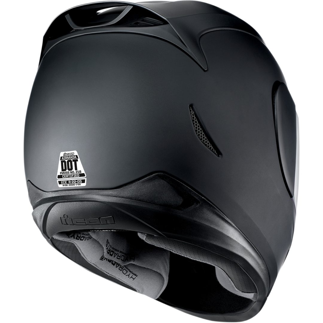 MC-Hjälm Airmada Mattsvart ICON Medium – bild 5