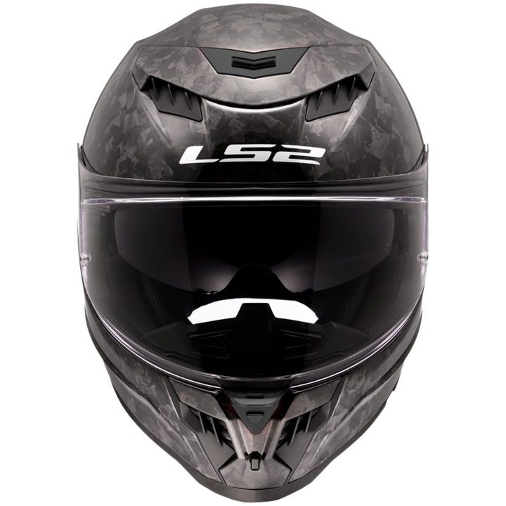 MC-Hjälm FF807 DRAGON CARBON Forged Svart LS2 M – bild 5