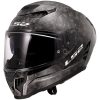 MC-Hjälm FF807 DRAGON CARBON Forged Svart LS2 M – miniatyr 1