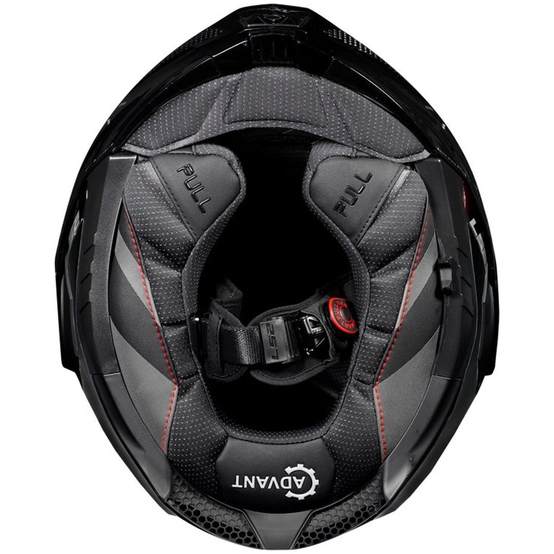 MC-Hjälm FF901 ADVANT X CARBON Kolfiber Matt LS2 s – bild 11
