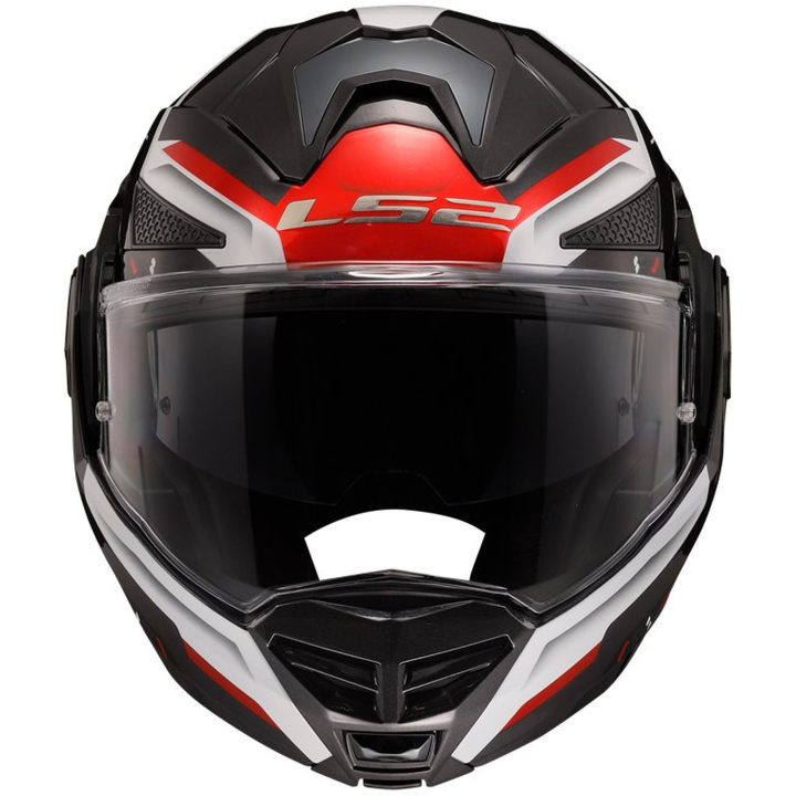 MC-Hjälm FF901 Advant X Svart/Vit/Röd LS2 XS – bild 5