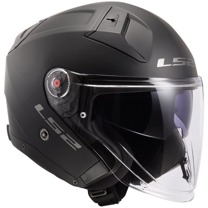 MC-Hjälm OF603 Infinity II Svart Matt LS2 XS – bild 7