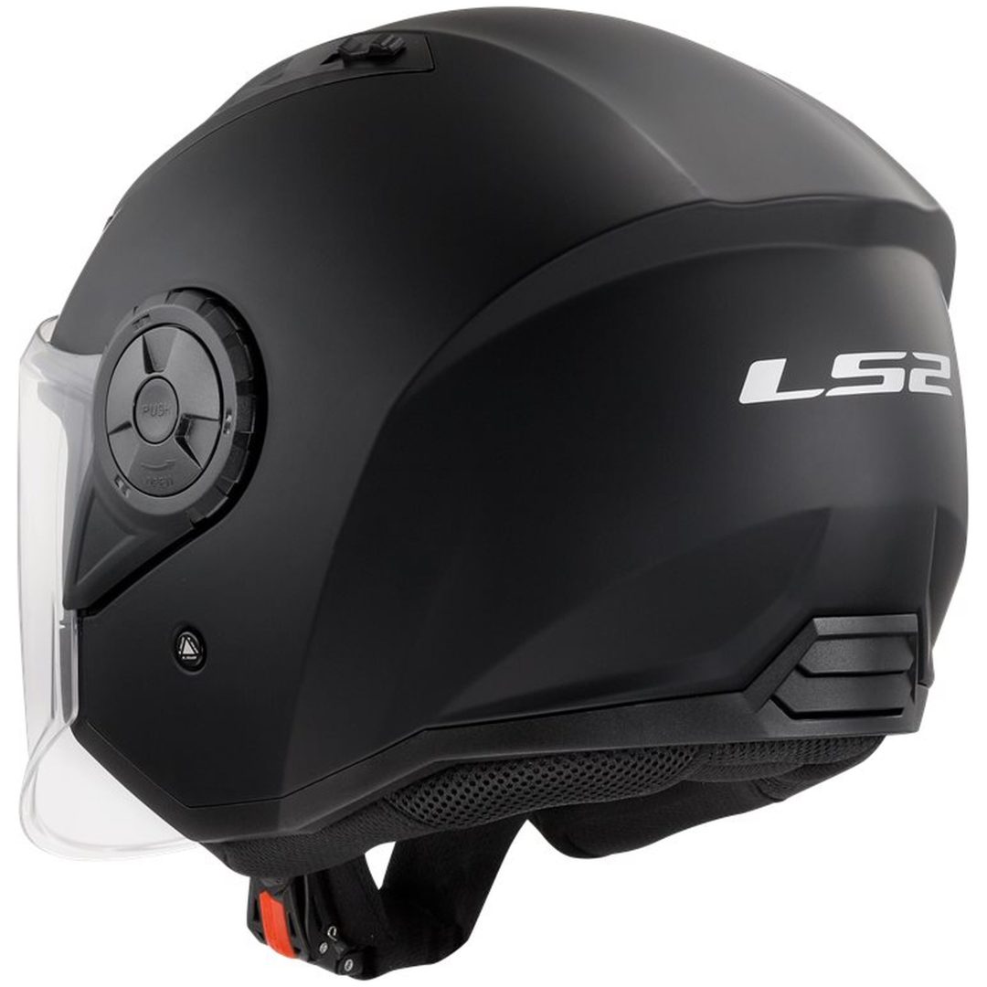 MC-Hjälm OF616 Airflow II Svart Matt LS2 XS – bild 3