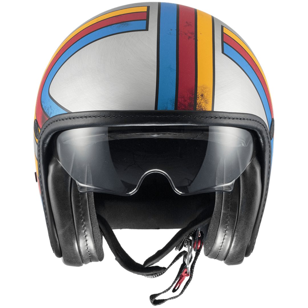 Mc-hjälm Öppen Vintage Platina Ex77bm Premier XS – bild 4