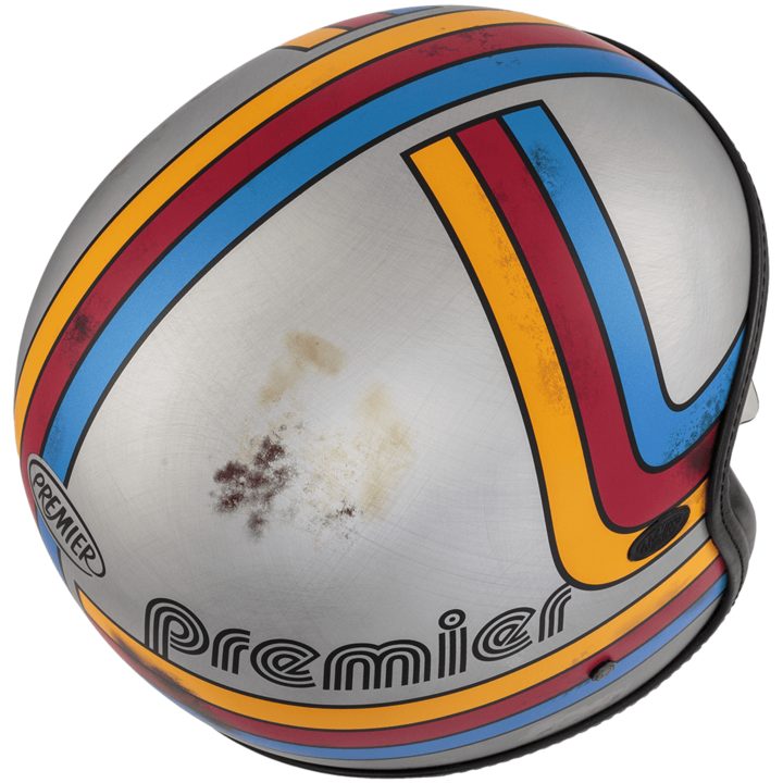 Mc-hjälm Öppen Vintage Platina Ex77bm Premier XS – bild 5
