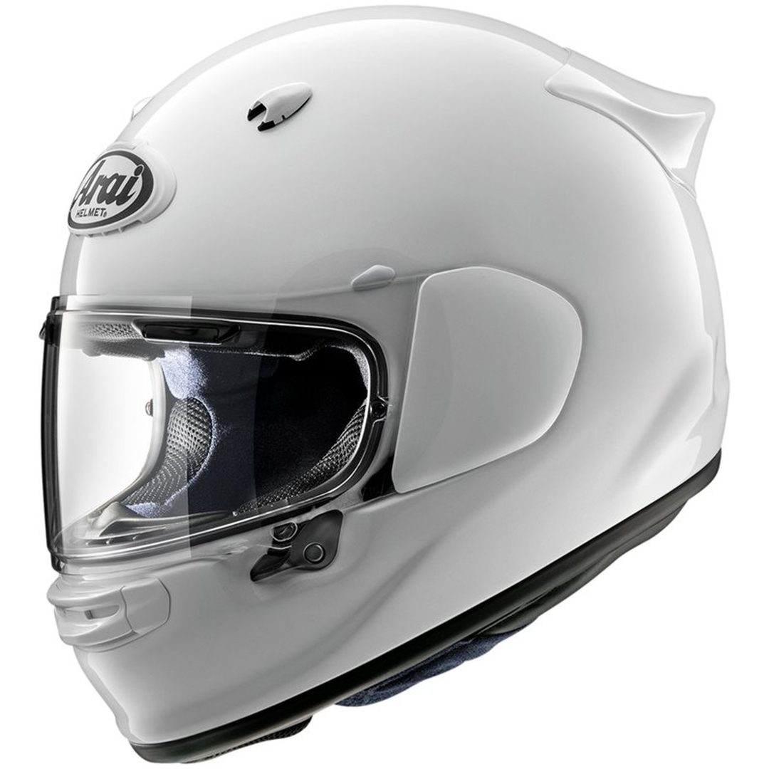 Mc-hjälm Quantic Diamond Vit Arai Large