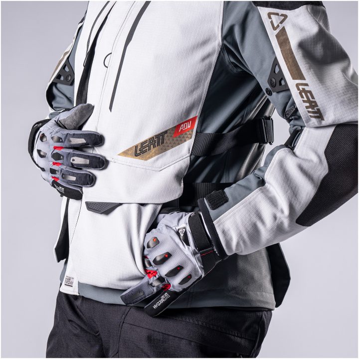 MC-Jacka ADV DriTour 5.5 Grå Leatt L / US42 / EU52 – bild 2
