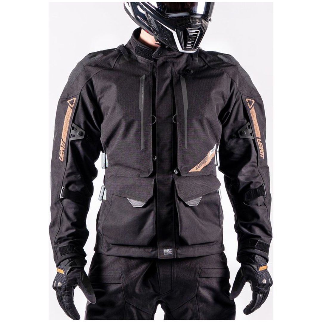 MC-Jacka ADV DriTour 5.5 Svart/Grå Leatt M / US40 / EU50 – bild 13
