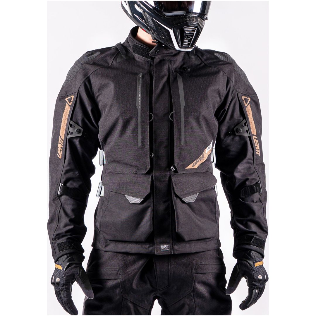 MC-Jacka ADV DriTour 5.5 Svart/Grå Leatt M / US40 / EU50 – bild 5