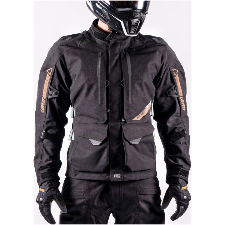 MC-Jacka ADV DriTour 5.5 Svart/Grå Leatt M / US40 / EU50 – bild 5