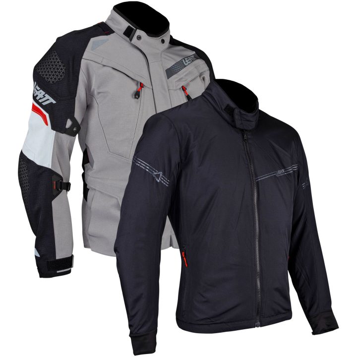 MC-Jacka ADV DriTour 7.5 Grå Leatt M / US40 / EU50 – bild 3
